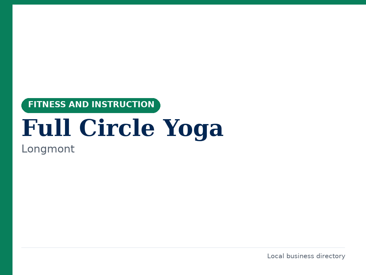Full Circle Yoga
