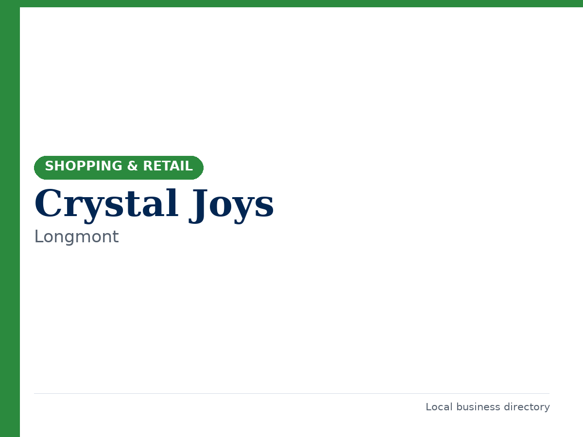 Crystal Joys