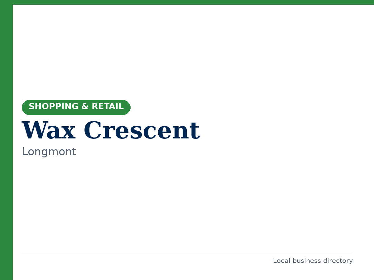Wax Crescent