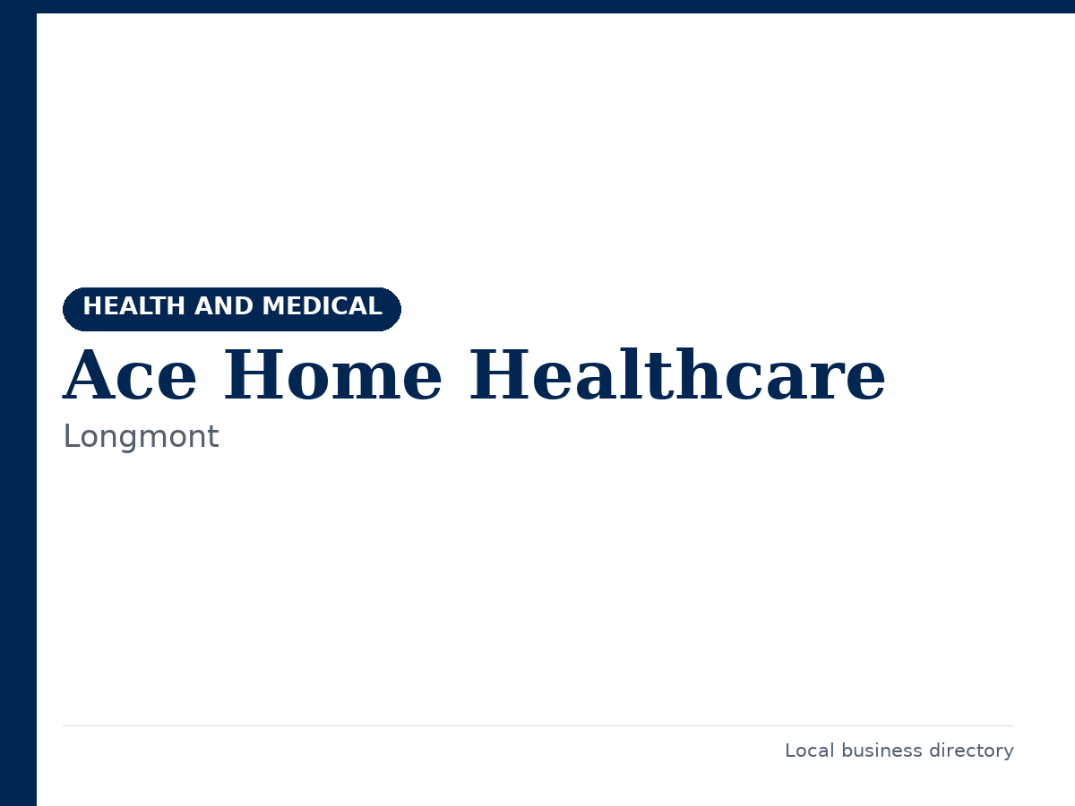 Ace Home Healthcare