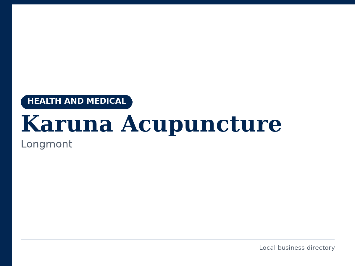 Karuna Acupuncture