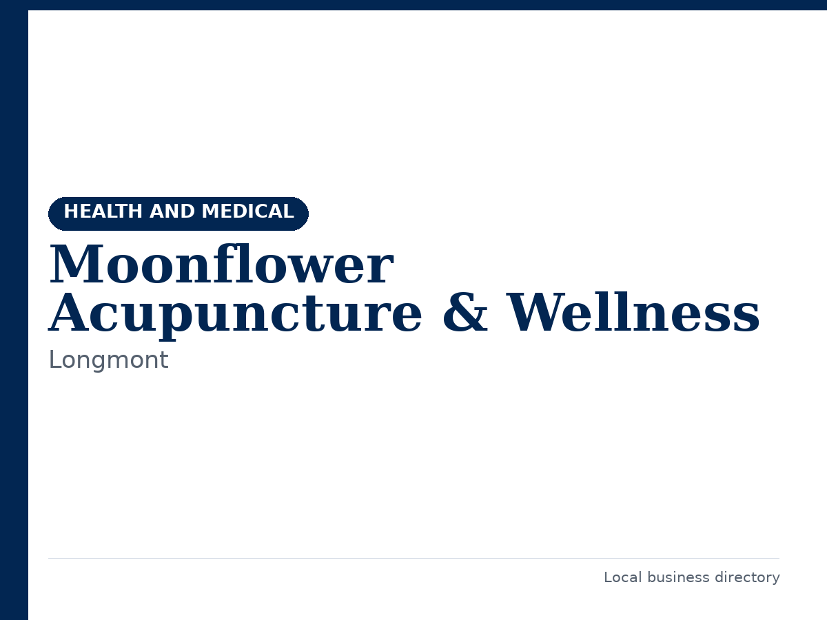 Moonflower Acupuncture & Wellness