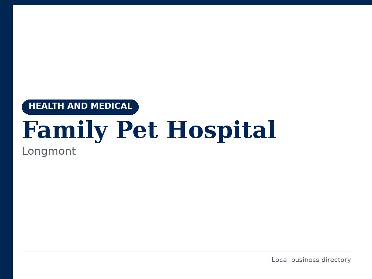 Family Pet Hospital
