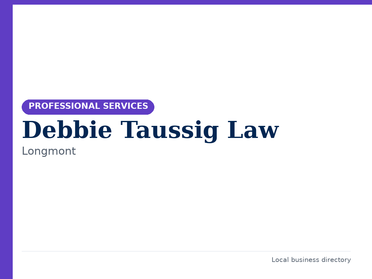 Debbie Taussig Law