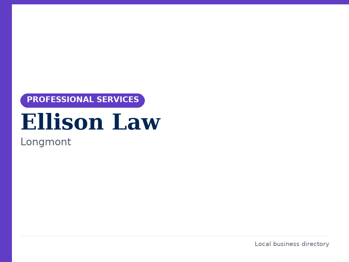 Ellison Law