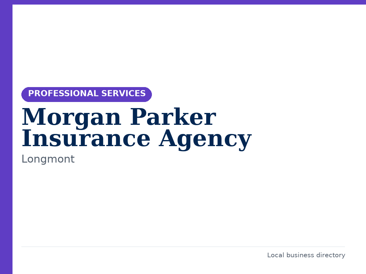 Morgan Parker Insurance Agency