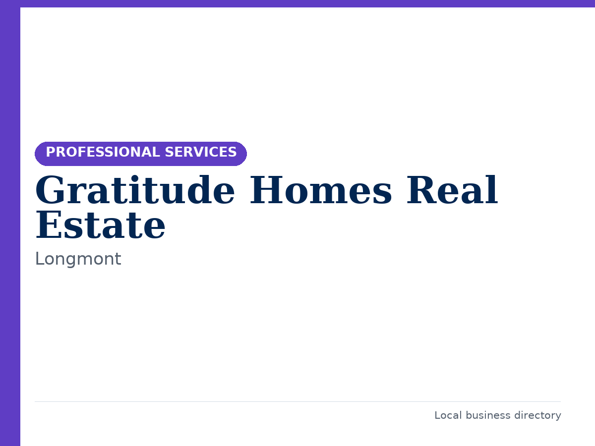 Gratitude Homes Real Estate