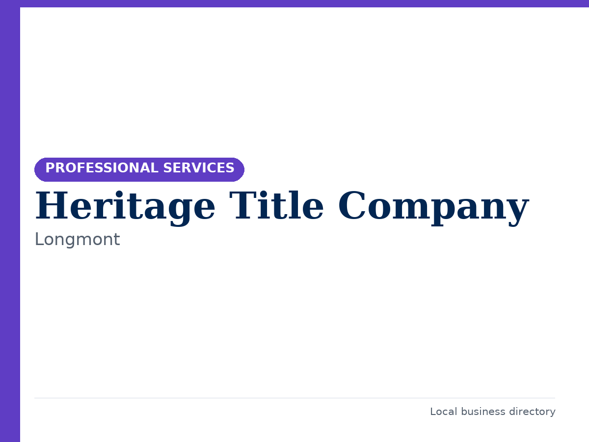 Heritage Title Company