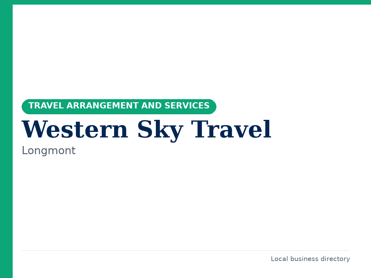 Western Sky Travel