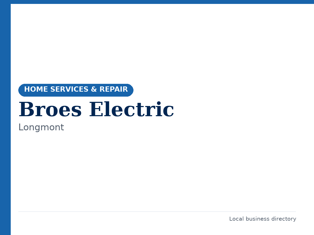 Broes Electric