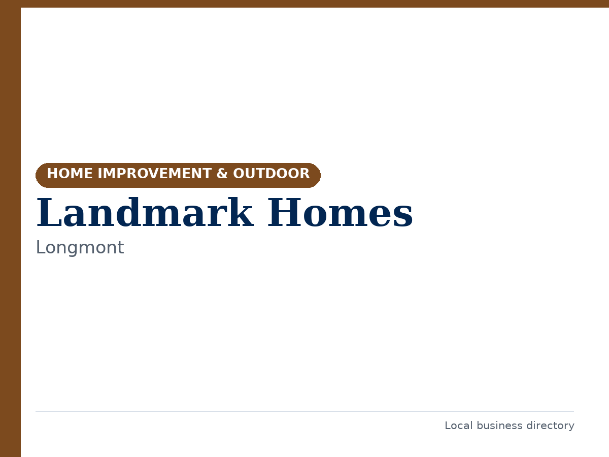 Landmark Homes