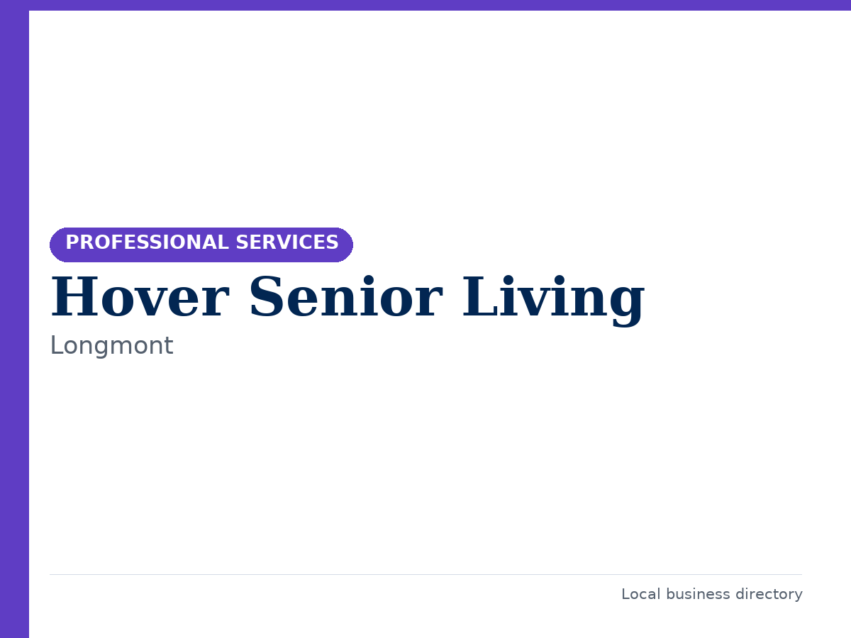 Hover Senior Living
