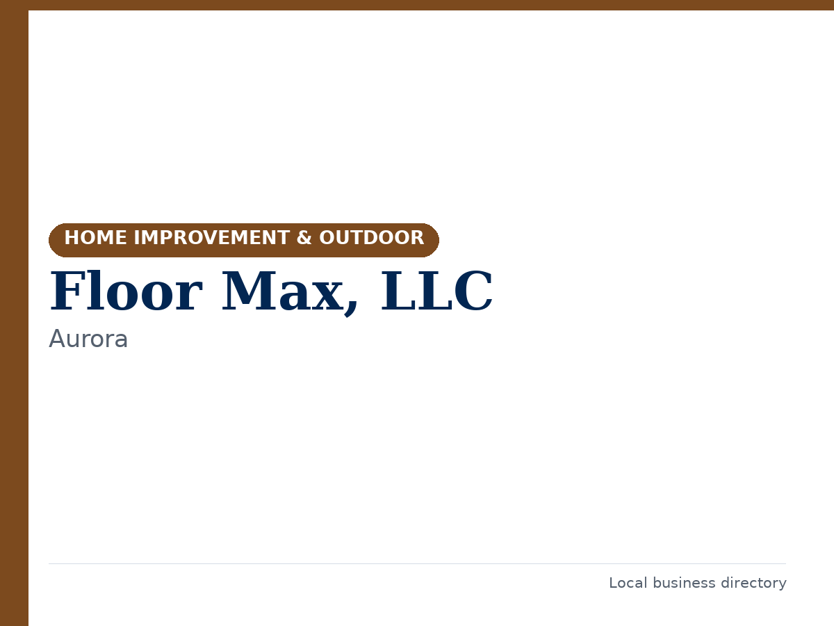 Floor Max, LLC