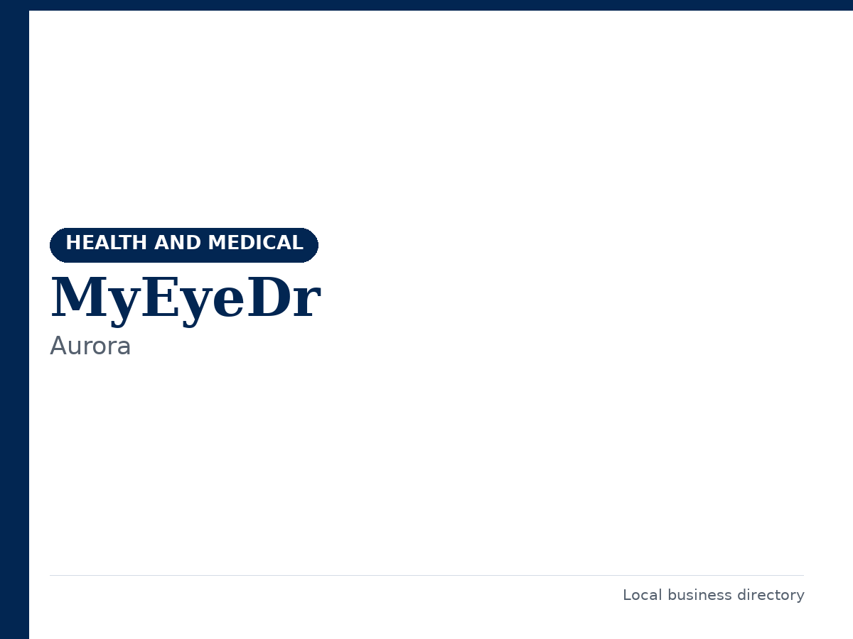 MyEyeDr