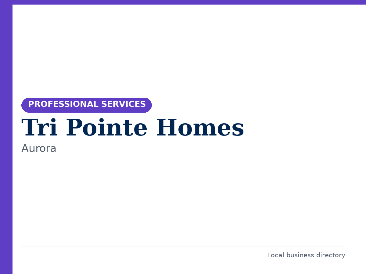 Tri Pointe Homes