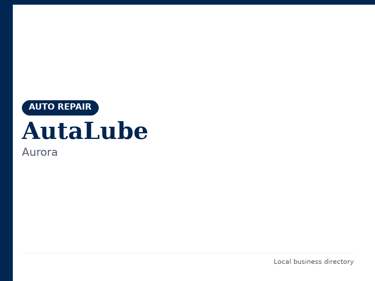 AutaLube