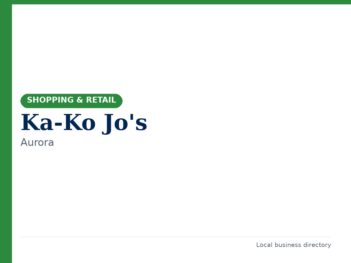 Ka-Ko Jo's