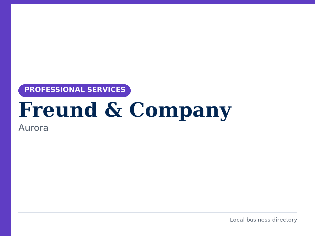 Freund & Company