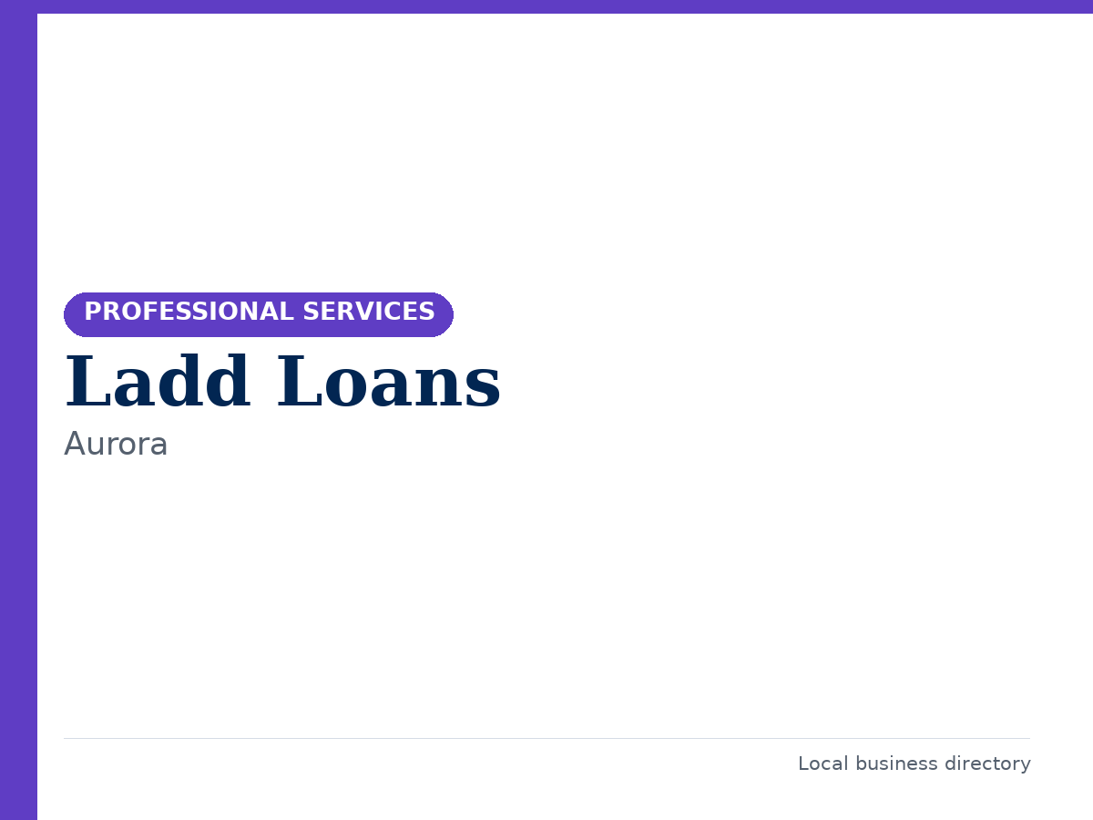 Ladd Loans