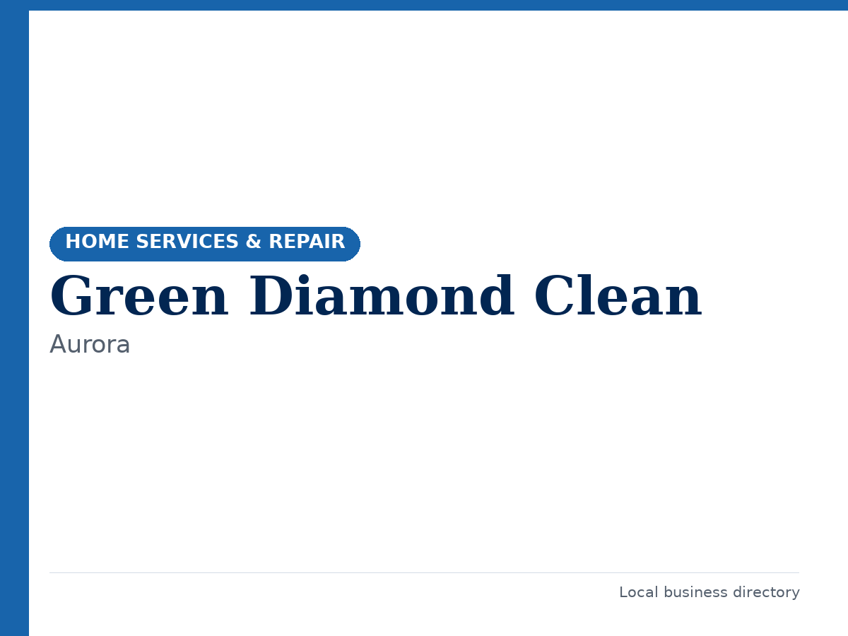 Green Diamond Clean