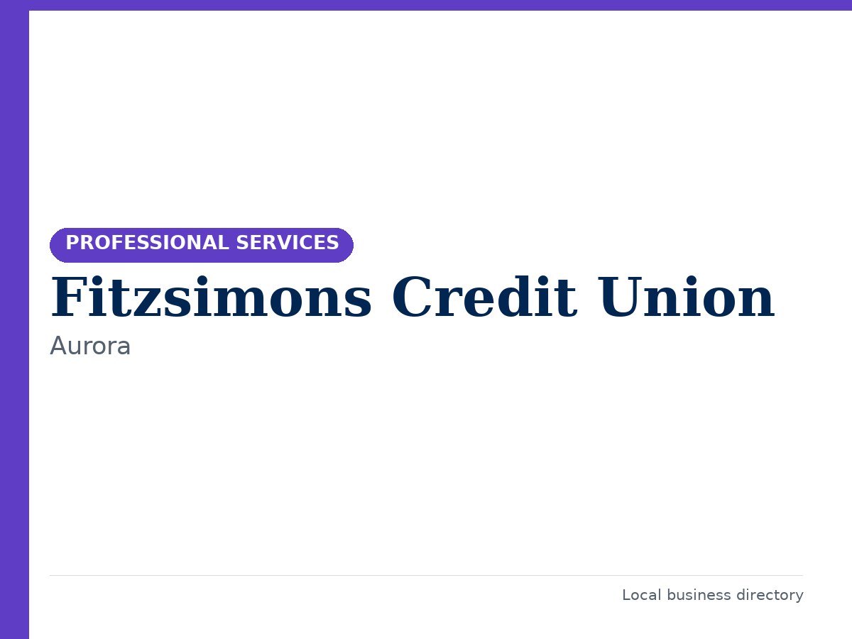 Fitzsimons Credit Union
