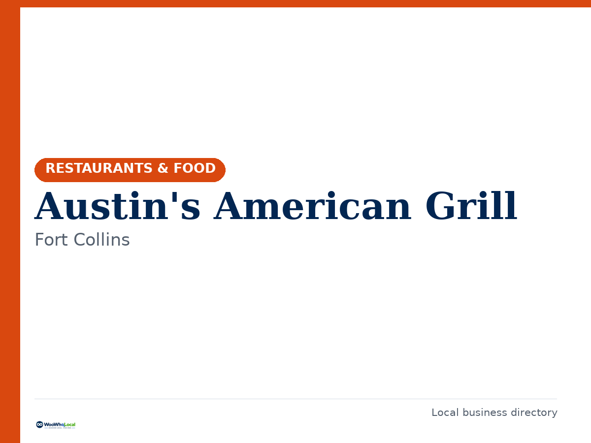 Austin's American Grill