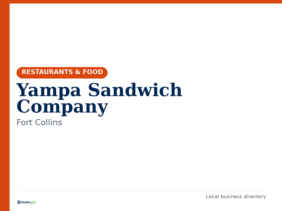 Yampa Sandwich Company