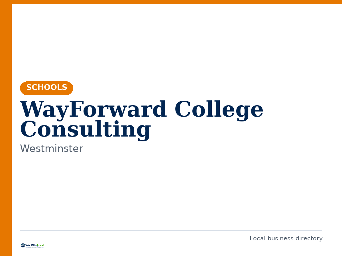 WayForward College Consulting