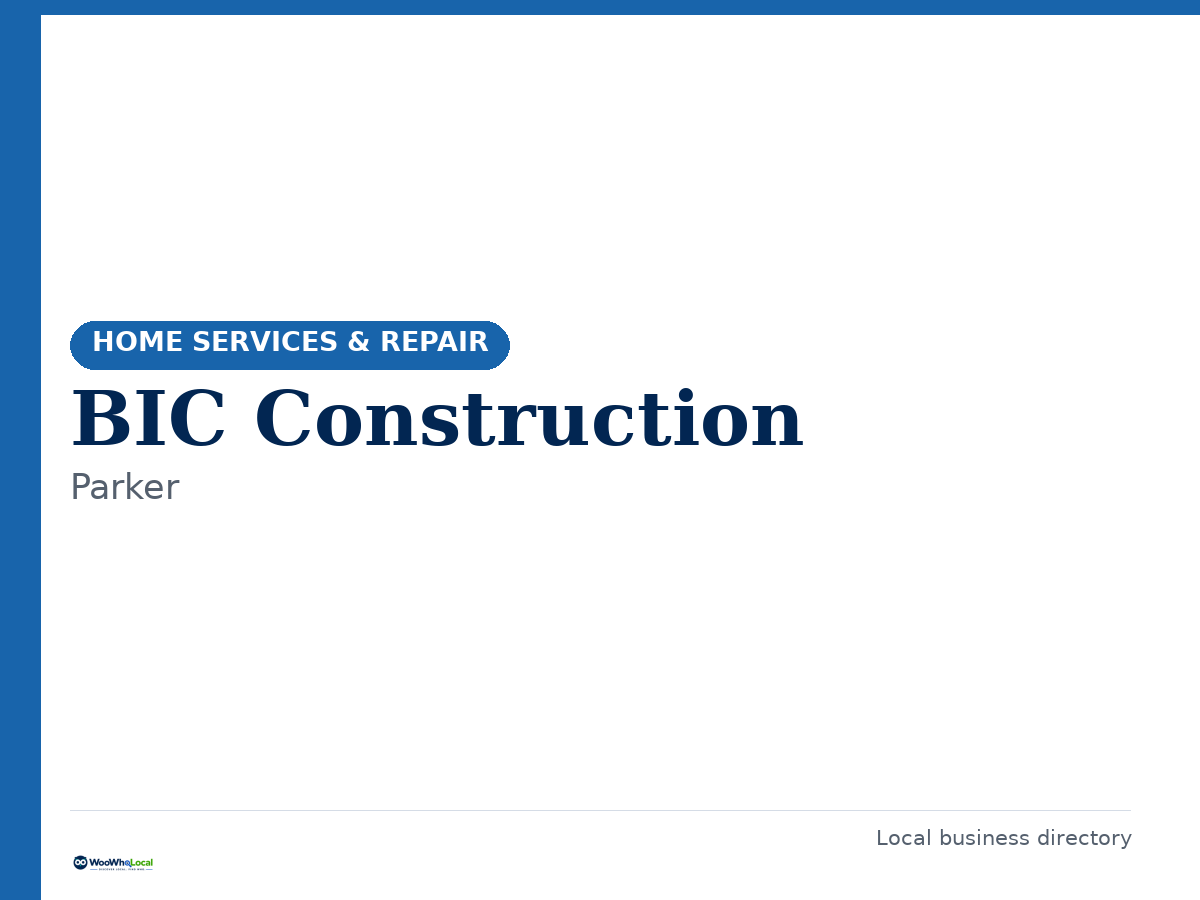 BIC Construction