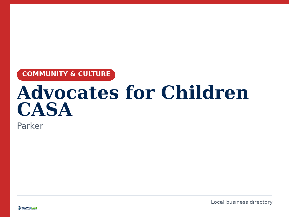 Advocates for Children CASA