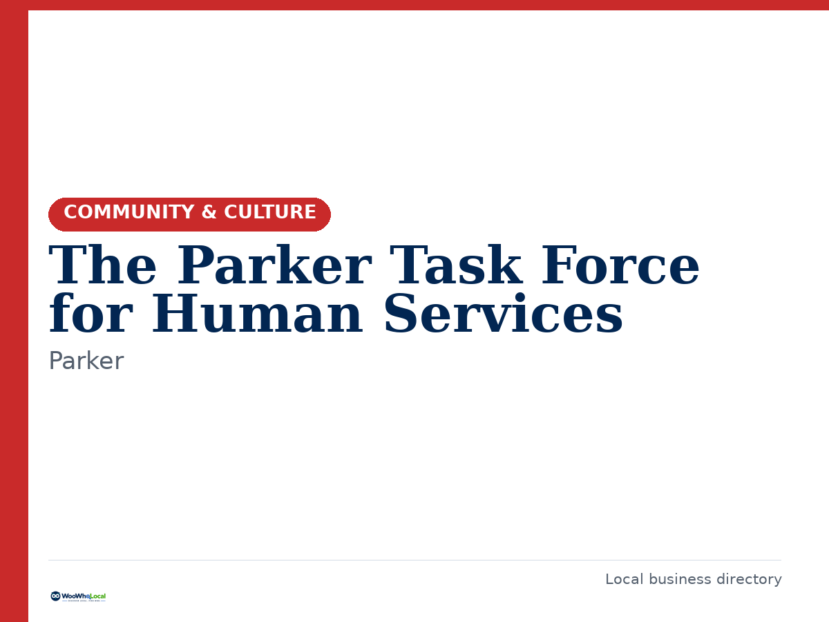 The Parker Task Force for Human Services