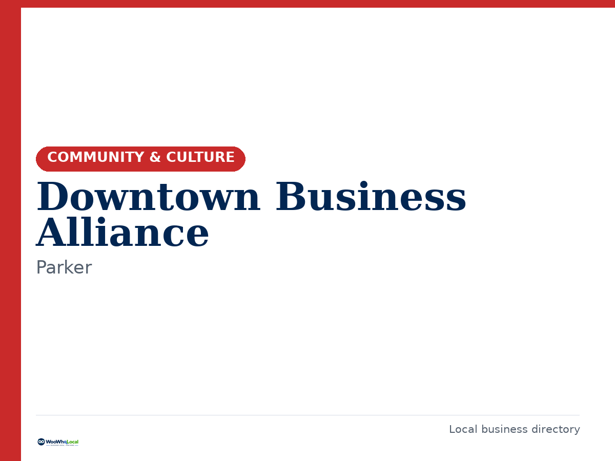 Downtown Business Alliance