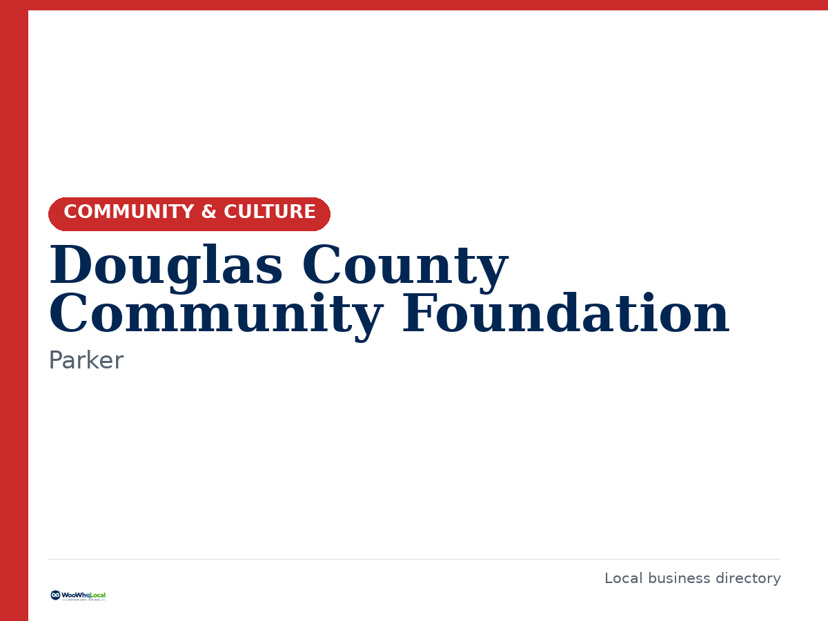Douglas County Community Foundation