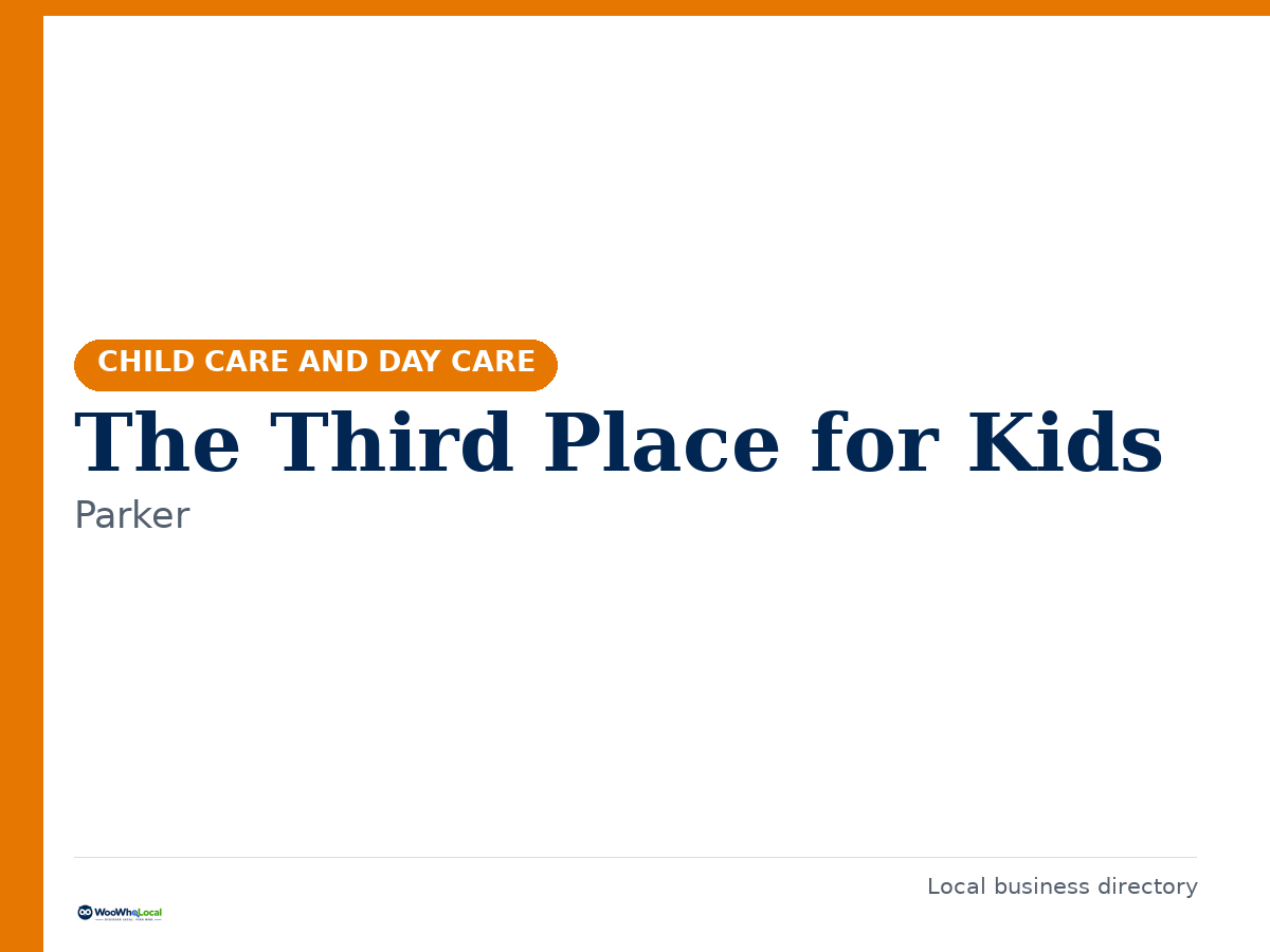 The Third Place for Kids